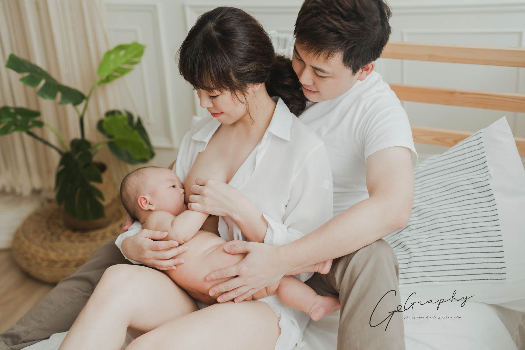 昱蓓哺乳親子寫真